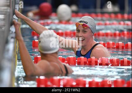 Hannah Miley (GBR) tritt auf Frauen 400 M Freestyle während der Fina World Cup Airweave Schwimmen 2016, in L'Odyssée, in Chartres, Frankreich, am 26.-27. August, 2016 - Foto Stephane Kempinaire / KMSP / DPPI Stockfoto