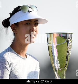 Michelle wie aus den USA während der Rolex Pro-am der LPGA Evian Championship 2016, Tag 3, im Evian Resort Golf Club, in Evian-Les-Bains, Frankreich, am 14. September 2016. Foto Philippe Millereau / KMSP / DPPI Stockfoto