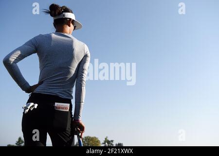 Michelle wie aus den USA während der Rolex Pro-am der LPGA Evian Championship 2016, Tag 3, im Evian Resort Golf Club, in Evian-Les-Bains, Frankreich, am 14. September 2016. Foto Philippe Millereau / KMSP / DPPI Stockfoto