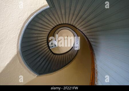 Design Wendeltreppe, architektonische Form Stockfoto