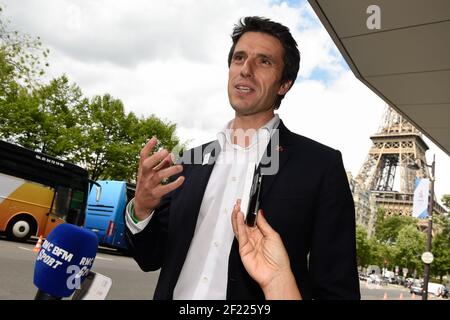 Co-Präsident von Paris 2024 Kandidatur Tony Estanguet während des 1st Tage der CIO Evaluierungskommission zu Besuch Paris, in Paris, am 13. Mai 2017 - Foto Jean-Marie Hervio / KMSP / DPPI Stockfoto