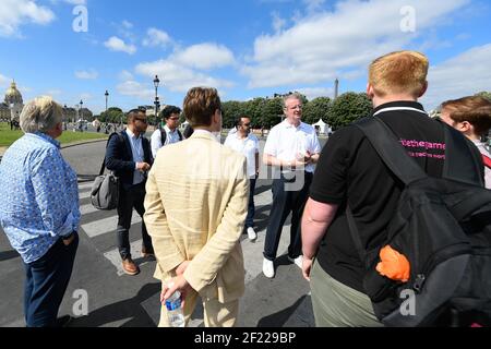 Co-Präsident von Paris 2024 Kandidatur Bernard Lapasset während der Olympischen Tage, in Paris, Frankreich, am 23. Juni 2017 - Foto Stephane Kempinaire / KMSP / DPPI Stockfoto