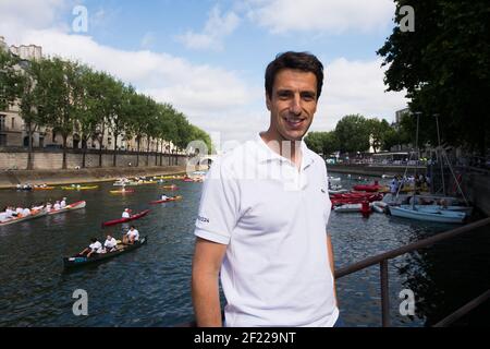 Co-Präsident von Paris 2024 Kandidatur Tony Estanguet während der Olympischen Tage für Paris 2024 Kandidatur, in Saint-Denis, Frankreich, am 23. Juni 2017 - Foto Alain Gadoffre / KMSP / DPPI Stockfoto