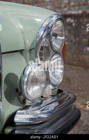 1972 W108 Mercedes 280SE Klassische deutsche Limousine, unrestauriert aus Südafrika Stockfoto