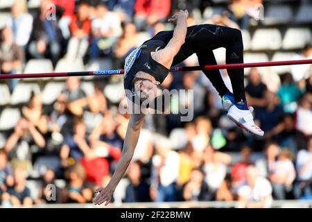 Während des Meeting de Paris 2017, im Charlety Stadium, in Paris, Frankreich, am 1. Juli, 2017 - Foto Julien Crosnier / KMSP / DPPIHigh Jump Männer - Bohdan Bondarenko (UKR) Stockfoto