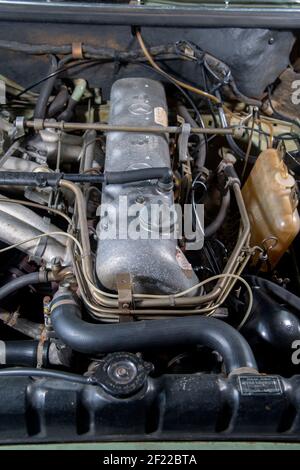 1972 W108 Mercedes 280SE Klassische deutsche Limousine, unrestauriert aus Südafrika Stockfoto