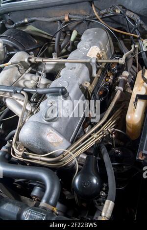 1972 W108 Mercedes 280SE Klassische deutsche Limousine, unrestauriert aus Südafrika Stockfoto