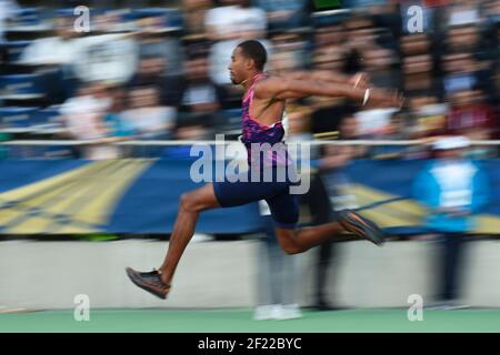 Christian Taylor (USA) tritt an und gewinnt in Triple Jump Men während des Meeting de Paris 2017, im Charlety Stadium, in Paris, Frankreich, am 1. Juli, 2017 - Foto Jean-Marie Hervio / KMSP / DPPI Stockfoto