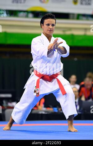 Sandy Scordo (FRA) tritt in Karate während der World Games 2017 in Breslau, Polen, Tag 6, am 25th. Juli 2017 - Foto Julien Crosnier / KMSP / DPPI Stockfoto