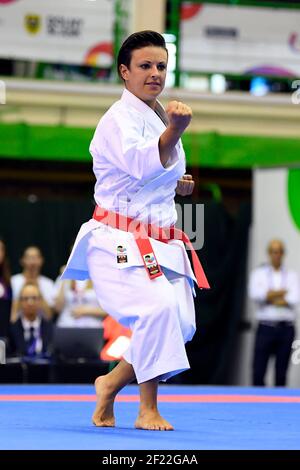 Sandy Scordo (FRA) tritt in Karate während der World Games 2017 in Breslau, Polen, Tag 6, am 25th. Juli 2017 - Foto Julien Crosnier / KMSP / DPPI Stockfoto