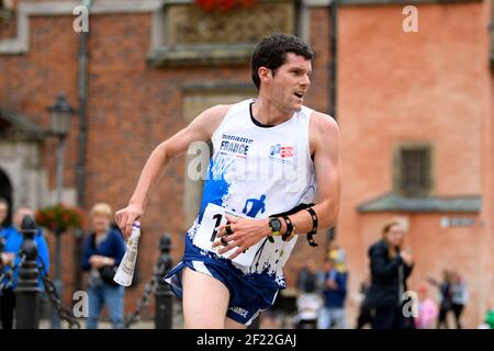 Lucas Basset (FRA) tritt im Orientierungslauf während der World Games 2017 in Breslau, Polen, Tag 6, am 25th. Juli 2017 an - Foto Julien Crosnier / KMSP / DPPI Stockfoto