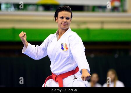 Sandy Scordo (FRA) tritt in Karate während der World Games 2017 in Breslau, Polen, Tag 6, am 25th. Juli 2017 - Foto Julien Crosnier / KMSP / DPPI Stockfoto