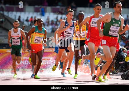 Yoann Kowal (FRA) tritt in 3000 Meter Steeplechase Männer während der Leichtathletik-Weltmeisterschaften 2017, im Olympiastadion, in London, Großbritannien, Tag 3, Am 6th. August 2017 - Foto Julien Crosnier / KMSP / DPPI Stockfoto