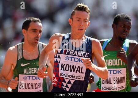 Yoann Kowal (FRA) tritt in 3000 Meter Steeplechase Männer während der Leichtathletik-Weltmeisterschaften 2017, im Olympiastadion, in London, Großbritannien, Tag 3, Am 6th. August 2017 - Foto Julien Crosnier / KMSP / DPPI Stockfoto