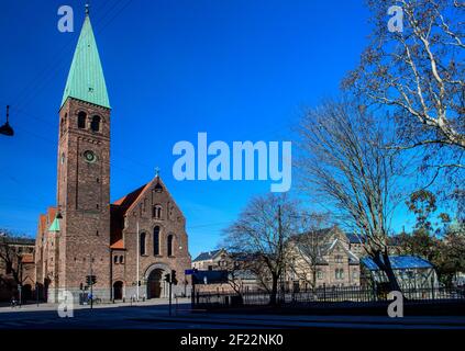 St. Andrew's Church (Skt. Andreas Kirke / Sankt Andreas Kirke) ist eine lutherische Kirche an der Gothersgade in Kopenhagen, Dänemark, die von der A entworfen wurde Stockfoto