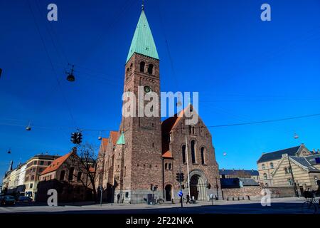 St. Andrew's Church (Skt. Andreas Kirke / Sankt Andreas Kirke) ist eine lutherische Kirche an der Gothersgade in Kopenhagen, Dänemark, die von der A entworfen wurde Stockfoto