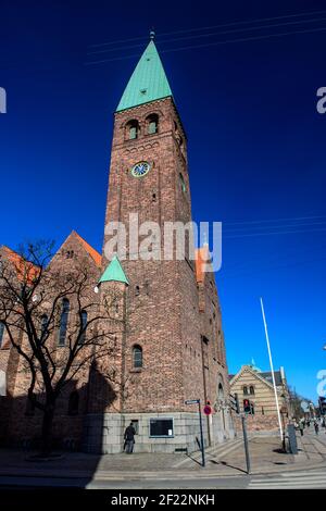 St. Andrew's Church (Skt. Andreas Kirke / Sankt Andreas Kirke) ist eine lutherische Kirche an der Gothersgade in Kopenhagen, Dänemark, die von der A entworfen wurde Stockfoto