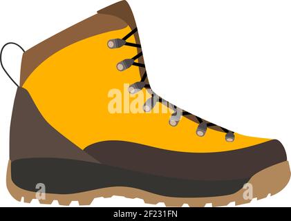 Stiefel Aus Ausdauerndem Leder, Stock Vektor