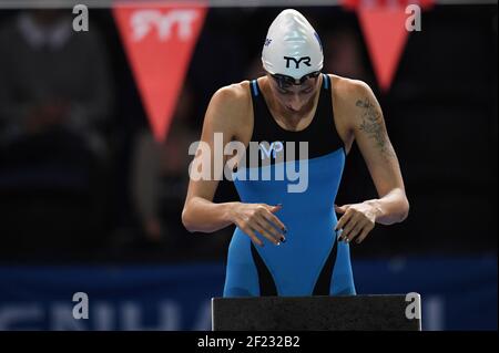 Fantine Lesaffre (FRA) tritt an und gewinnt die Bronzemedaille beim 400 m Medley Finale der Frauen während des Schwimmen Europameisterschaftskurses 2017, in der Royal Arena in Kopenhagen, Dänemark, Tag 1, am 13th. Dezember 2017 - Foto Stéphane Kempinaire / KMSP / DPPI Stockfoto