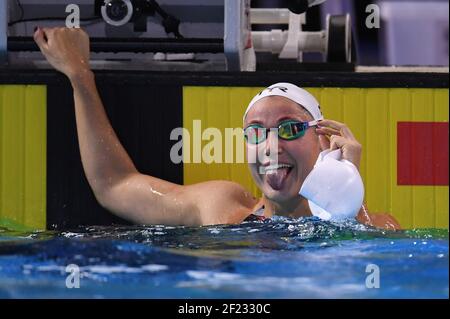 Emilie Beckmann (DEN)tritt im Frauen-Halbfinale 50 m Schmetterling während des Schwimm-Europameisterschaftskurses 2017 in der Royal Arena in Kopenhagen, Dänemark, Tag 2, am 14th. Dezember 2017 an - Foto Stéphane Kempinaire / KMSP / DPPI Stockfoto