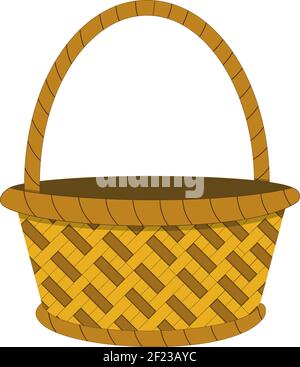 Korbkorb-Symbol Stock Vektor