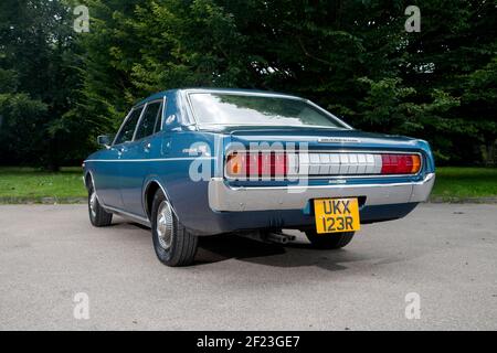 1977 Datsun 200L Japanische Limousine Stockfoto