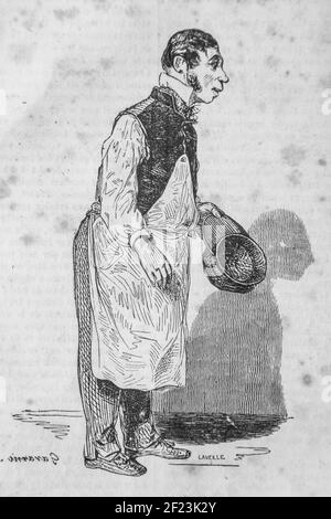 Lepicier, les français peints par eux-memes,eieur n.j. philippart 1861 Stockfoto