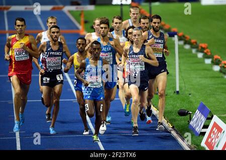 Yoann Kowal (FRA) tritt bei 3000m Steeplechase-Männern während der Europameisterschaft 2018 im Olympiastadion in Berlin, Deutschland, Tag 3, am 9. August 2018 - Foto Foto Julien Crosnier / KMSP / DPPI Stockfoto