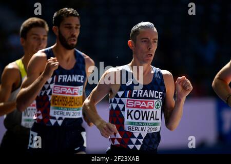 Yoann Kowal (FRA) tritt 3000m Steeplechase-Männer bei der Europameisterschaft 2018 im Olympiastadion in Berlin an, Tag 1, am 7. August 2018 - Foto Julien Crosnier / KMSP / DPPI Stockfoto