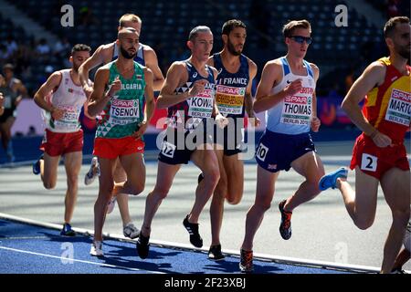 Yoann Kowal (FRA) tritt 3000m Steeplechase-Männer bei der Europameisterschaft 2018 im Olympiastadion in Berlin an, Tag 1, am 7. August 2018 - Foto Julien Crosnier / KMSP / DPPI Stockfoto