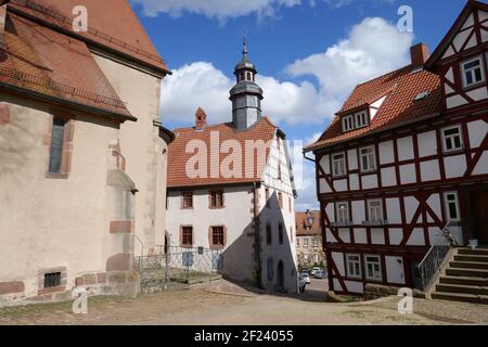 Burgenstadt Schlitz im mittelhessischen Vogelsbergkreis Stockfoto