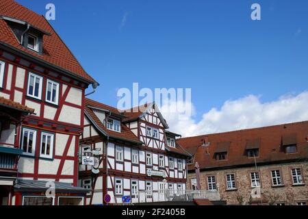 Burgenstadt Schlitz im mittelhessischen Vogelsbergkreis Stockfoto