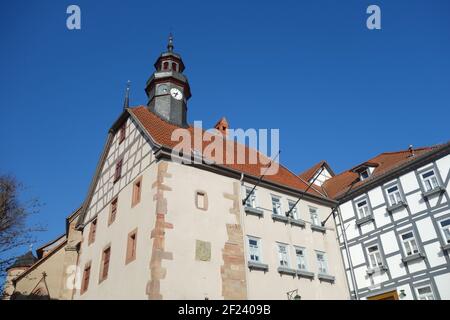 Burgenstadt Schlitz im mittelhessischen Vogelsbergkreis Stockfoto