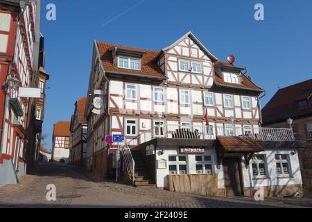 Burgenstadt Schlitz im mittelhessischen Vogelsbergkreis Stockfoto