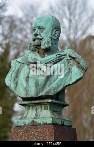 Bundeskanzler Otto FÃ¼rst von Bismarck in Bergedorf Stockfoto