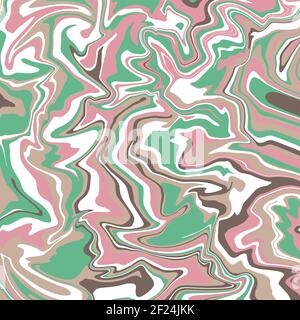 Vektorgrafik. Marmorstruktur. Lackspritzer. Bunte Flüssigkeit. Es kann für Poster, Broschüre, Einladung, Cover, Katalog verwendet werden. Vektor illustrr Stock Vektor