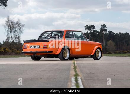 BMW 2002 mit einem Honda S2000-Motor-Transplantat Stockfoto