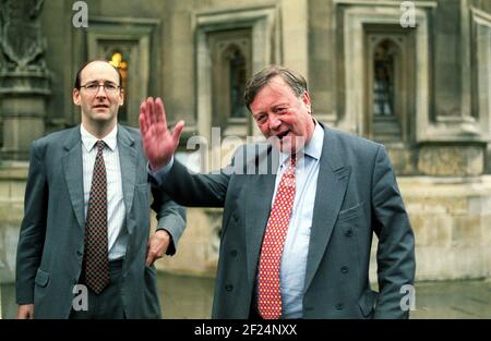 KENNETH CLARKE MP NACH DER ABSTIMMUNG ZUR WAHL TORY FÜHRER Stockfoto