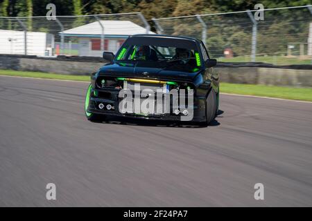 Driftcar der BMW E30 3 Serie Stockfoto