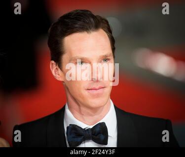 Benedict Cumberbatch kommt bei den EE British Academy Film Awards 2015 im Royal Opera House, Covent Garden - London an Stockfoto