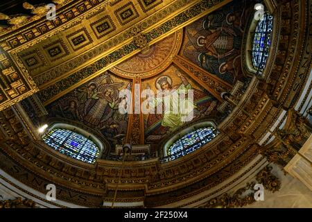 Innenansicht der St. Pauls Cathedral Stockfoto
