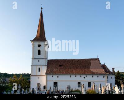 SIBIEL, SIEBENBÜRGEN/RUMÄNIEN - SEPTEMBER 16 : Außenansicht der Dreifaltigkeitskirche in Sibiel Siebenbürgen Rumänien am September Stockfoto