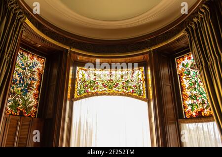 Craigdarroch Castle, eine nationale historische Stätte von Kanada in Victoria, B.C. Kanada Stockfoto