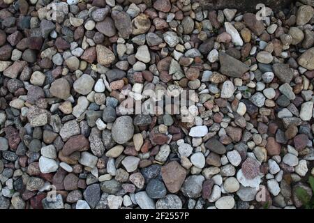 Nahaufnahme eines Steinstapels Stockfoto