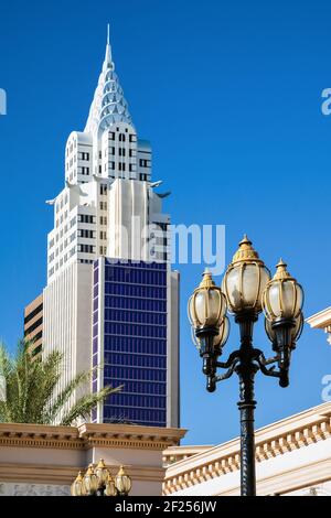 New York New York Hotel and Casino in Las Vegas Stockfoto