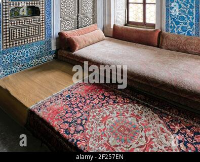 ISTANBUL, Türkei - 27. Mai: Innenansicht der Topkapi Palast und Museum in Istanbul die Türkei am 27. Mai 2018 Stockfoto