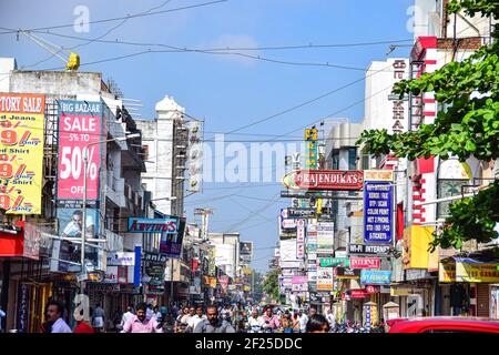 Puducherry, Pondicherry, Tamil Nadu, Indien Stockfoto