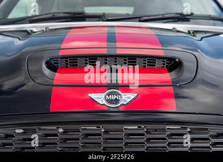 Mini Coupé JCW (R58-Form) Stockfoto