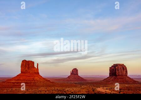 Malerischen Blick auf Monument Valley, Utah USA Stockfoto