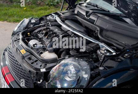 Mini Coupé JCW (R58-Form) Stockfoto